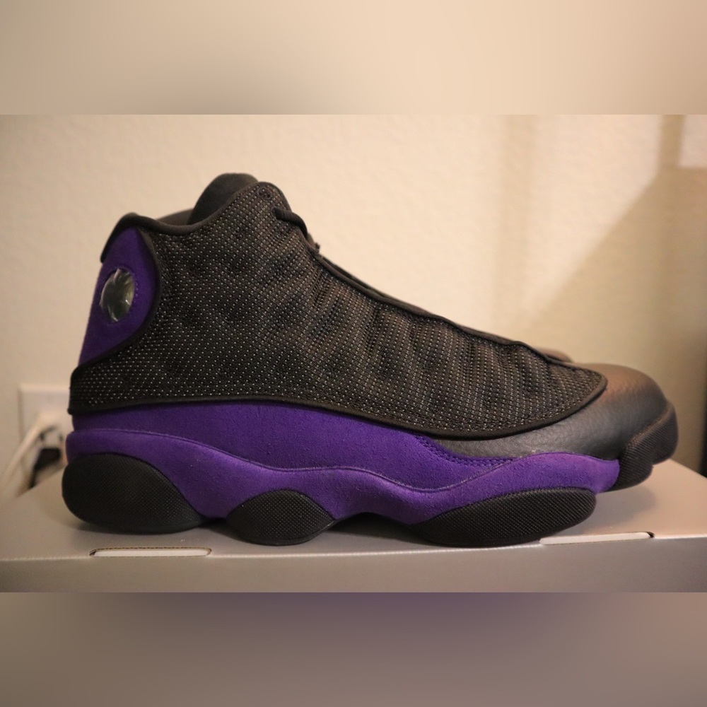 💥DEAD STOCK💥 Air Jordan 13 Court Purples Men’s Size 12 - Picture 4 of 8